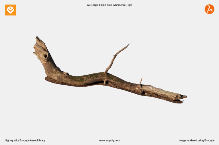 AC_Large_Fallen_Tree_whhmehm_High (Free Enscape Asset)